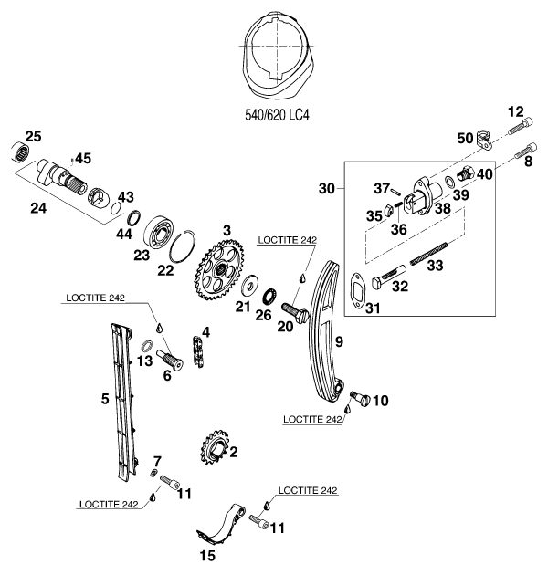 Náhled schématu TIMING DRIVE