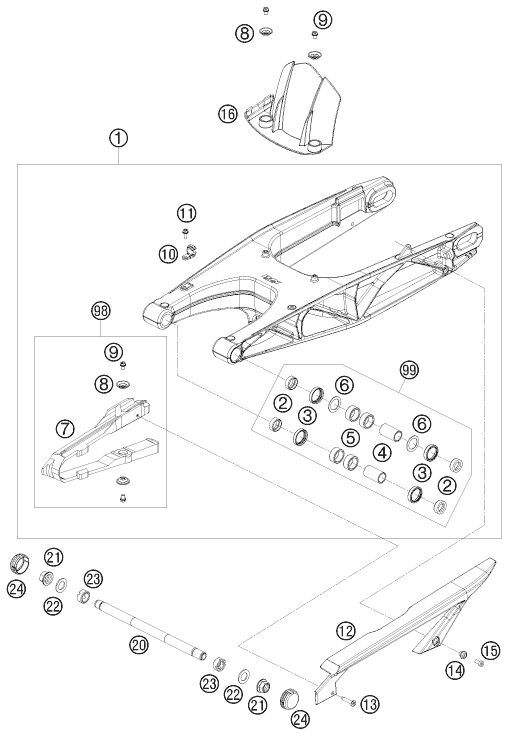 Náhled schématu SWING ARM