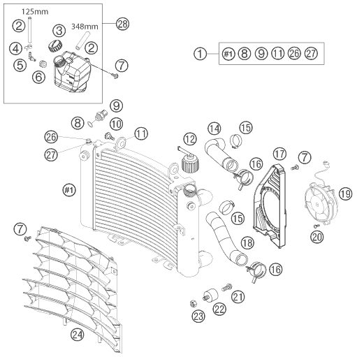 Náhled schématu COOLING SYSTEM