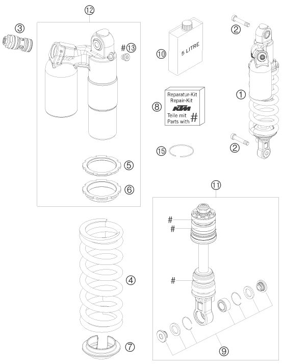 Náhled schématu SHOCK ABSORBER