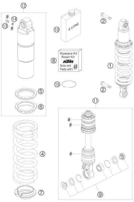 Náhled schématu SHOCK ABSORBER