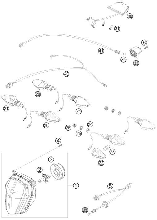 Náhled schématu LIGHTING SYSTEM