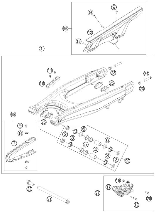 Náhled schématu SWING ARM