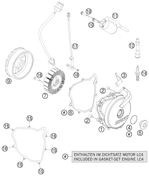 Náhled schématu IGNITION SYSTEM