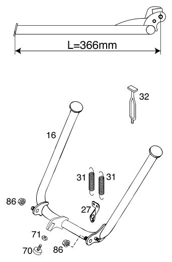 Náhled schématu SIDE / CENTER STAND
