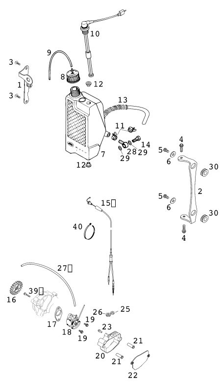 Náhled schématu LUBRICATING SYSTEM