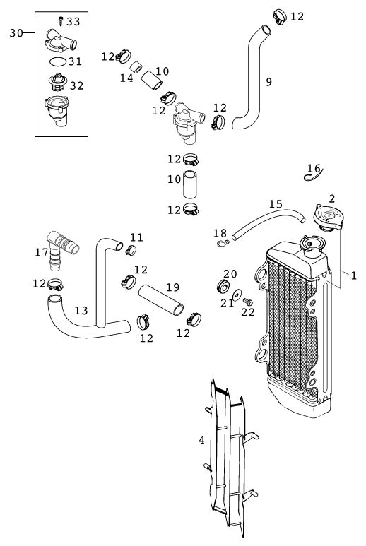 Náhled schématu COOLING SYSTEM