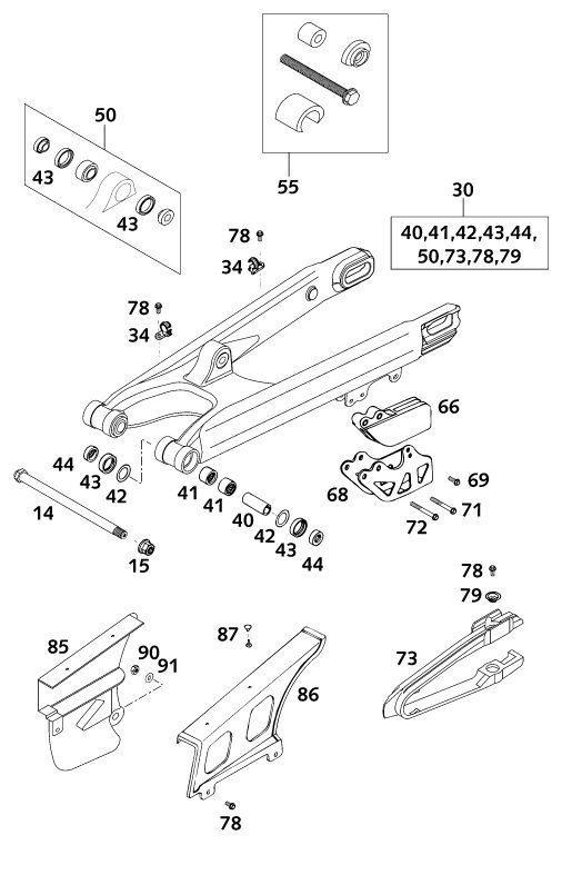Náhled schématu SWING ARM