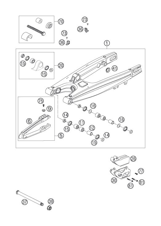 Náhled schématu SWING ARM