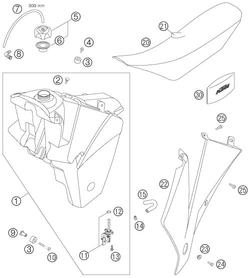 Náhled schématu TANK, SEAT