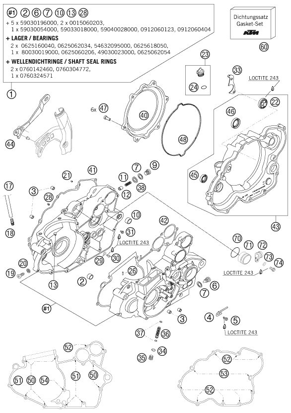 Náhled schématu ENGINE CASE