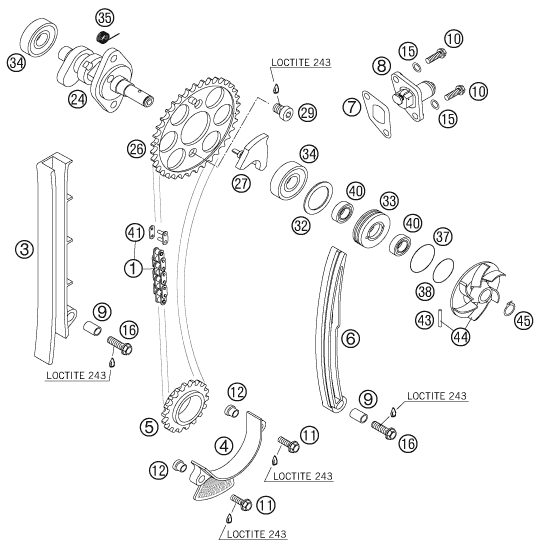 Náhled schématu TIMING DRIVE