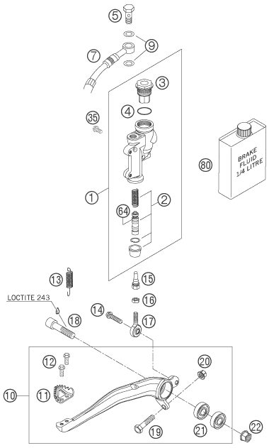 Náhled schématu REAR BRAKE CONTROL