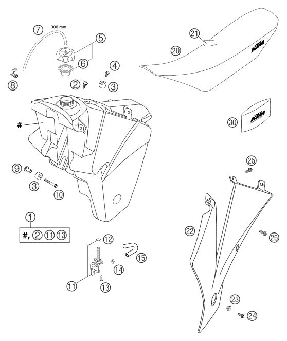 Náhled schématu TANK, SEAT