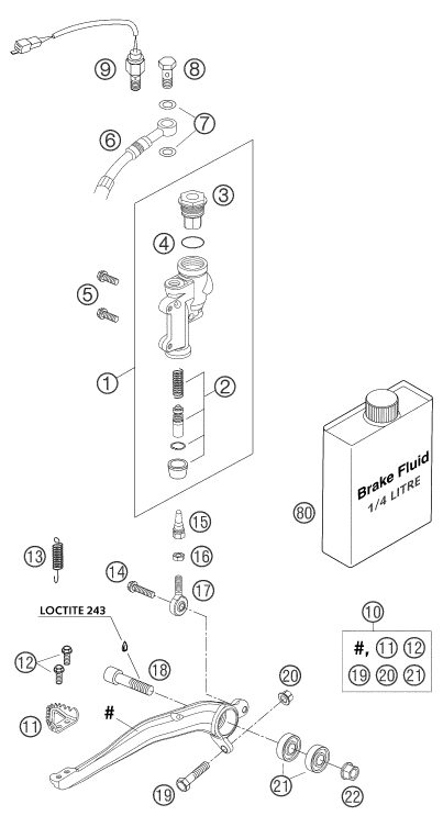 Náhled schématu REAR BRAKE CONTROL