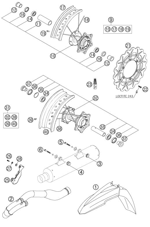Náhled schématu NEW PARTS