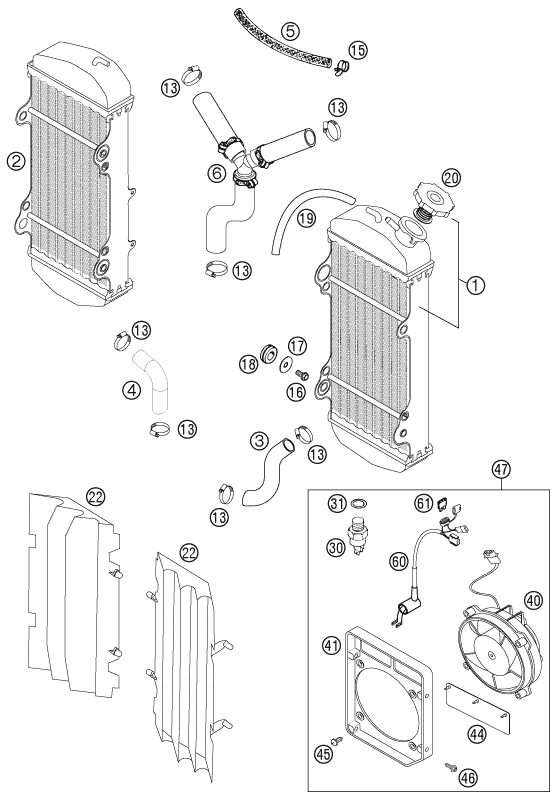 Náhled schématu COOLING SYSTEM