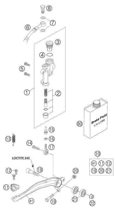 Náhled schématu REAR BRAKE CONTROL
