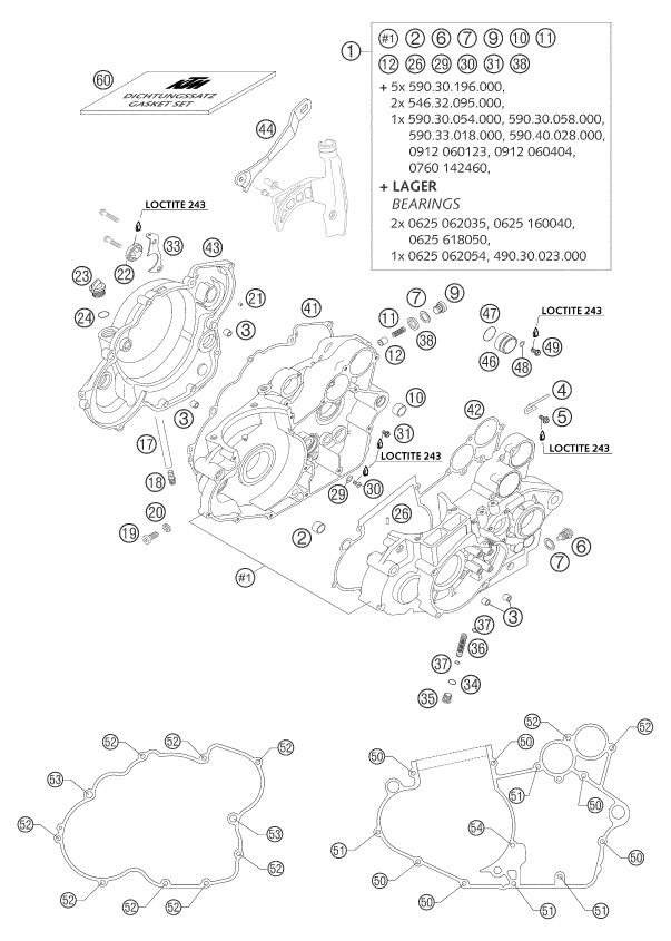 Náhled schématu ENGINE CASE