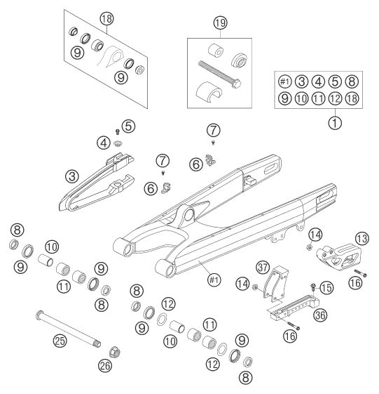 Náhled schématu SWING ARM