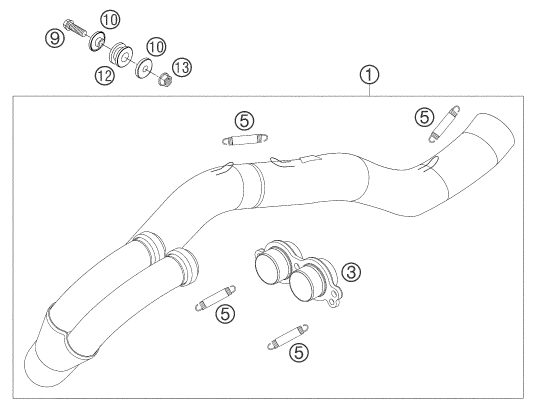 Náhled schématu EXHAUST SYSTEM