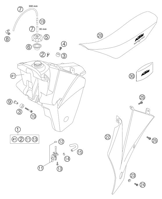 Náhled schématu TANK, SEAT