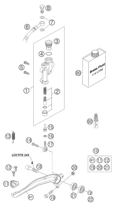 Náhled schématu REAR BRAKE CONTROL