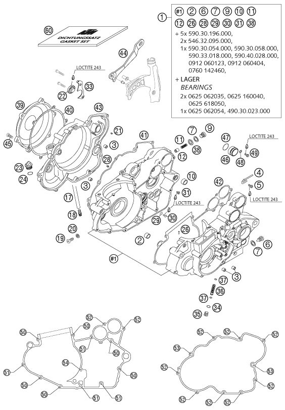 Náhled schématu ENGINE CASE