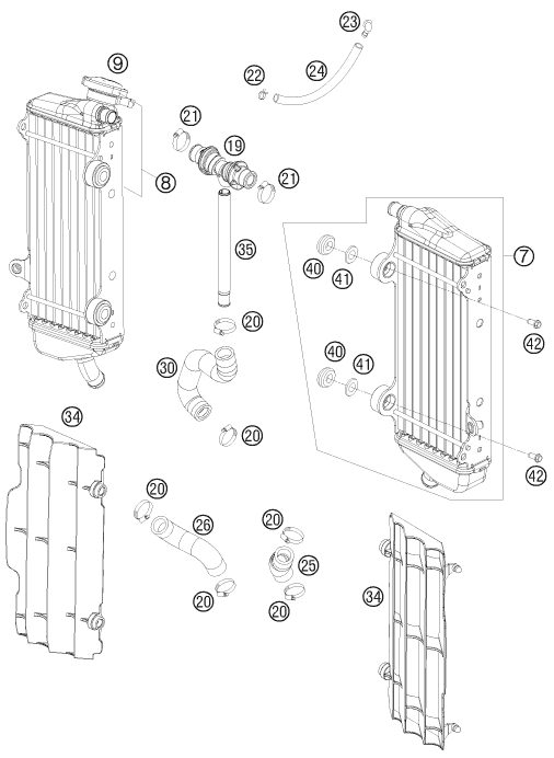 Náhled schématu COOLING SYSTEM