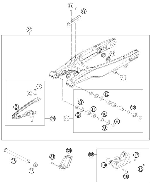 Náhled schématu SWING ARM