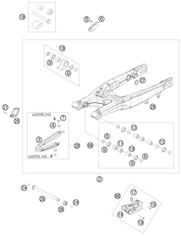 Náhled schématu SWING ARM