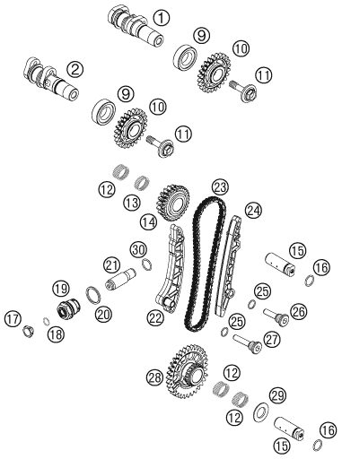 Náhled schématu TIMING DRIVE