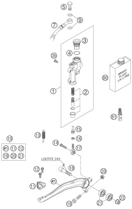 Náhled schématu REAR BRAKE CONTROL