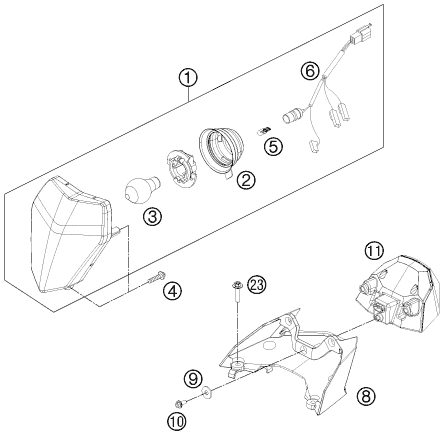 Náhled schématu LIGHTING SYSTEM