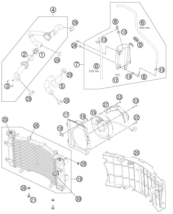 Náhled schématu COOLING SYSTEM