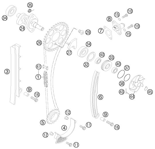 Náhled schématu TIMING DRIVE