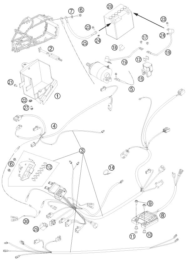 Náhled schématu WIRING HARNESS