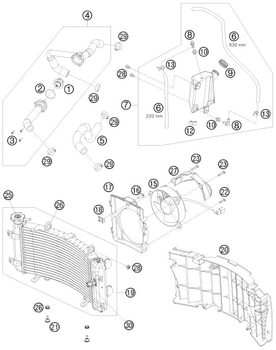 Náhled schématu COOLING SYSTEM