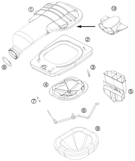 Náhled schématu AIR FILTER