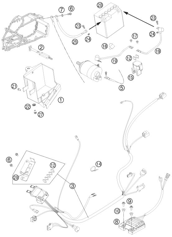 Náhled schématu WIRING HARNESS