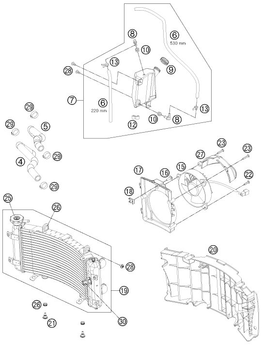 Náhled schématu COOLING SYSTEM
