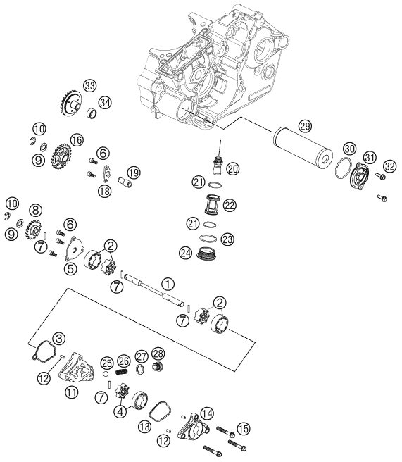 Náhled schématu LUBRICATING SYSTEM