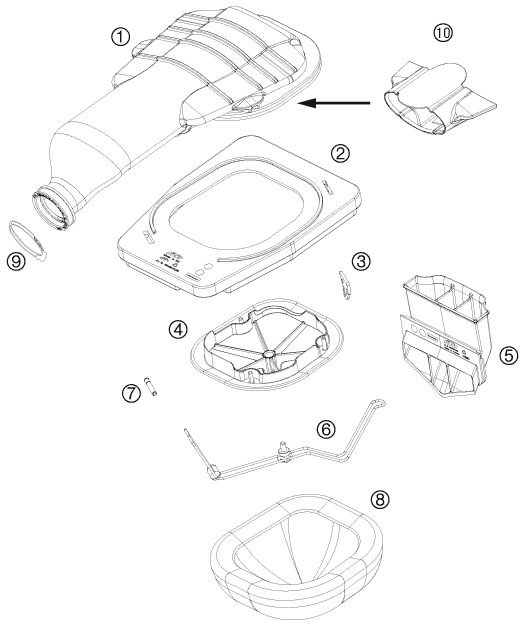 Náhled schématu AIR FILTER
