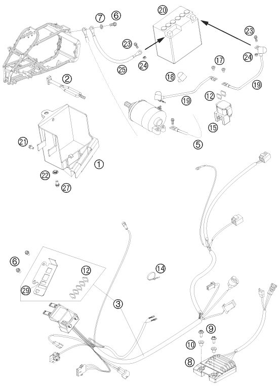 Náhled schématu WIRING HARNESS