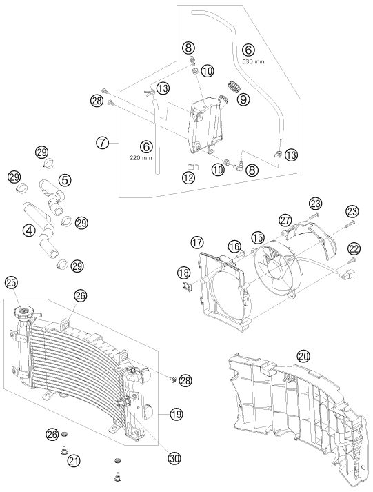 Náhled schématu COOLING SYSTEM