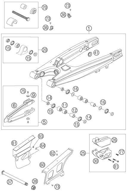 Náhled schématu SWING ARM
