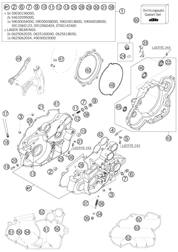 Náhled schématu ENGINE CASE