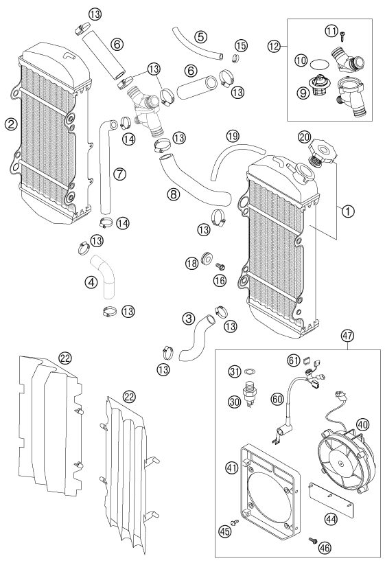 Náhled schématu COOLING SYSTEM