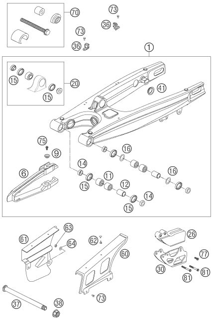 Náhled schématu SWING ARM