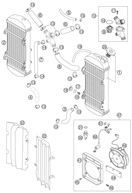 Náhled schématu COOLING SYSTEM